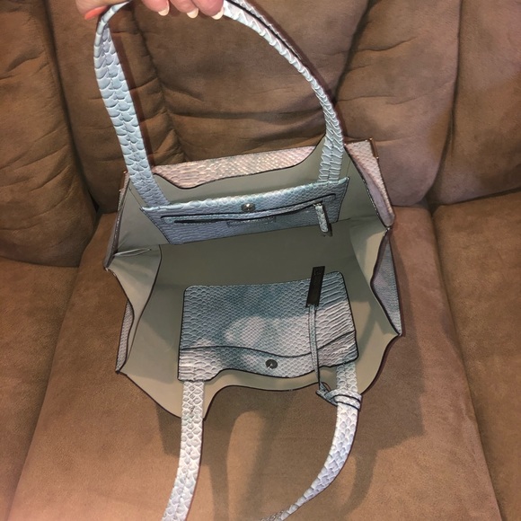 Antonio Melani lt blue tote - Picture 8 of 8